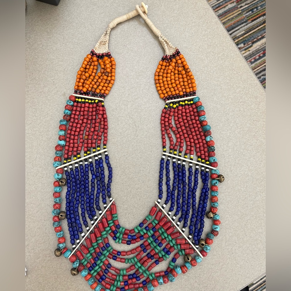 Beaded necklace by Tasha Polizzi